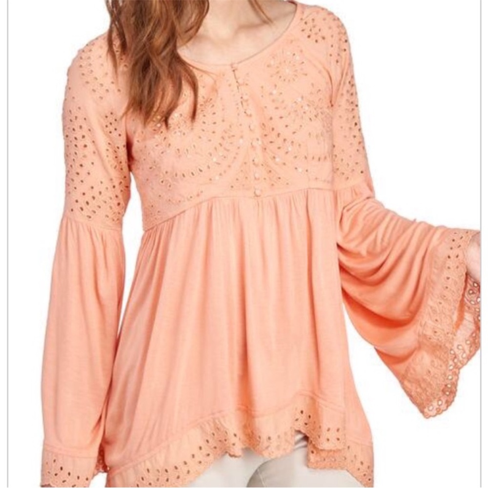 Free people sea of love top sun blush extra small XS